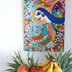 Painting and fresh fruit add colour to a room!